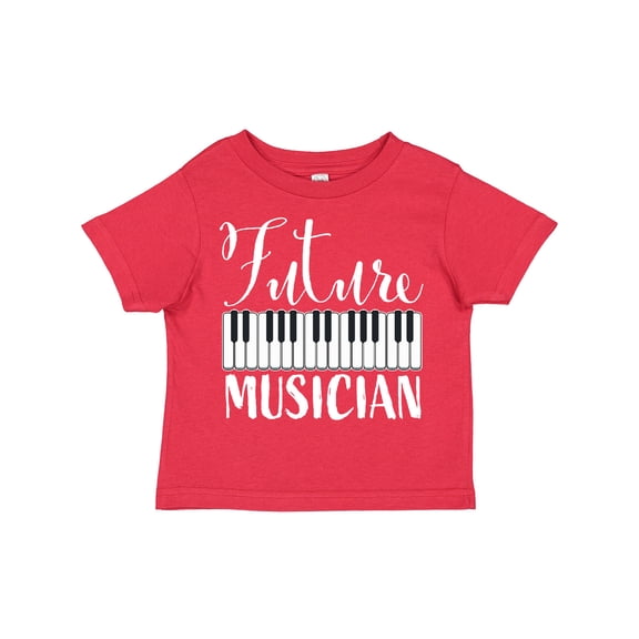 Inktastic Future Musician- Piano Music Boys or Girls Toddler T-Shirt