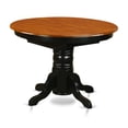 thumbnail image 5 of East West Furniture  5 Piece Dining Table Set Includes a Kitchen Table and 4 Dining Chairs, Black & Cherry (Seat Type Options) AVAT5-BLK-C, 5 of 5