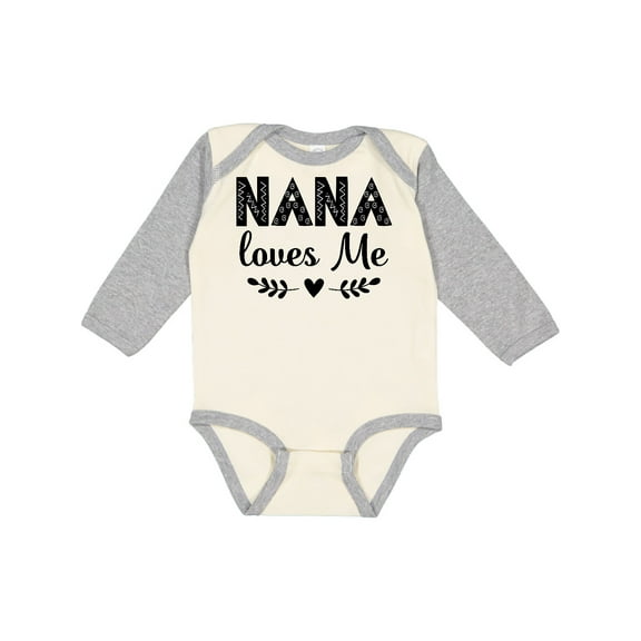 Inktastic Nana Baby Girl Clothes Girls Long Sleeve Baby Bodysuit