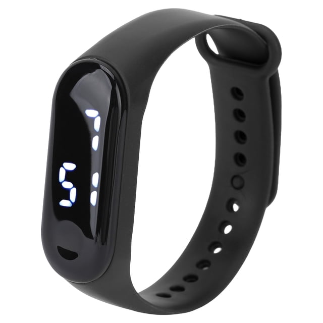 Reloj digital LED, reloj digital LED blanco deportivo LED reloj digital elegante estético