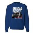 thumbnail image 2 of Wild Bobby, Ford Offroad Machine Classic Built Tough 4x4 Off Road, Cars and Trucks, Unisex Crewneck Graphic Sweatshirt, Royal, XX-Large, 2 of 4