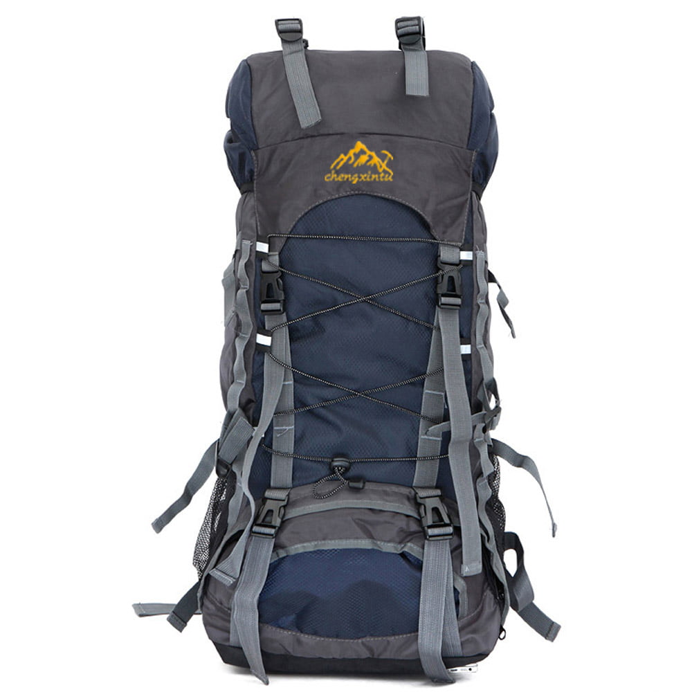 55L Waterproof Outdoor Sports Backpack Traveling Hiking Camping Rucksack Bag New