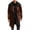 Brown, variant on SwiftWear Men's Winter Warm Jacket, Men Casual Overcoat Solid Double-Breasted Pocket Long Loose Coat Black S