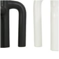 thumbnail image 5 of CosmoLiving by Cosmopolitan 7"W, 10"H Abstract 3 Arch Black Ceramic Vase, Set of 2, 5 of 13