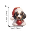thumbnail image 2 of Matoen12 Cute Dog Series Acrylic Bag Computer Keychain and Car Rearview Mirror Hanging Decorations, 2 of 3