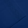 thumbnail image 2 of Hotel Luxurious, 1800 Series Super Soft Embroidery 3 PC Sheet Set (Twin Navy Blue), 2 of 4