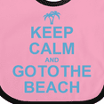 thumbnail image 4 of Inktastic Keep Calm Go to the Beach Boys or Girls Baby Bib, 4 of 4