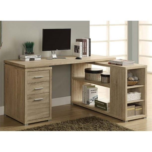 Monarch Hollow Core Left Or Right Facing Corner Desk Dark Taupe