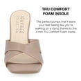 thumbnail image 3 of Journee Collection Womens Chazz Tru Comfort Foam Vegan Leather Block Heel Sandals, 3 of 6