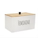 thumbnail image 1 of PortapañOs para BañO, Caja de Madera Femenina, Organizador de Productos para Mujer, DecoracióN RúStica, 1 of 7