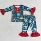 thumbnail image 1 of Venta al por mayor de pijamas de dinosaurios de Navidad para niños, conjunto de manga larga para niño y niña, pantalones para niños, ropa de dormir para niños pequeños, ropa de dormir, 1 of 2