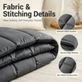 thumbnail image 2 of Soft Lightweight Bed Comforter, All‑Season Microfiber Duvet Insert, Breathable Quilted Comforter, Multi‑Color & Size Options, 2 of 7
