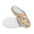 thumbnail image 3 of Disketp Autumn With Hedgehog Women's Men's Slippers Plush Slip-On House Slipper for Winter Indoor Soft Cushion Non-slip Fluffy Slides Slippers-37/38, 3 of 7
