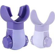 Breathing Exercise Device,Breathers Trainers Exerciser with Adjustable Inspiratory/Expiratory Vibration Fitness for Wellness (Purple)