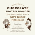 KOS Organic Plant Based Protein Powder, Chocolate, 20g Protein, 10