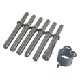 thumbnail image 1 of Almencla Air Bits Set Pneumatic Hammer Bits for Metalworking Demolition Type B, 1 of 8