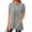 Grey, variant on Moonker Short Sleeve Casual Summer Tops Under $10 Women's Solid Color Round Neck Cotton T Shirt