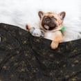 thumbnail image 3 of Yiaed Gold Spiders And Cobwebs Print Dog Blankets-Cat Blanket Washable for Couch Protection,Puppy Blanket, Soft Plush Reversible Throw Furniture Protector-Small, 3 of 8