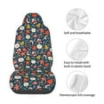 thumbnail image 3 of Lsque Holiday Christmas Cookies Pattern Car Seat Covers for Front Seats , Waterproof Seat Covers for Cars, Sporty Front Seat Covers,Car Seat Cover Protector Front Seats, 3 of 5