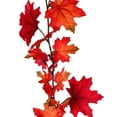 thumbnail image 3 of Coolmade 2 Pack Fall Maple Leaf Garland - 6.5ft/Piece Artificial Foliage Garland Autumn Hanging Fall Leave Vines for Indoor Outdoor Wedding Thanksgiving Dinner Party Decor, 3 of 7