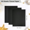 thumbnail image 4 of Black Tissue Paper - 30 Sheets 14 x 20 Inch Gift Wrapping DIY Crafts Wedding Birthday Christmas, 4 of 7