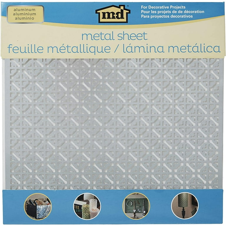 M-D 0.02 in. X 1 ft. W X 1 ft. L Aluminum Mosaic Sheet Metal M-D 0.02 in. X 1 ft. W X 1 ft. L Aluminum Mosaic Sheet Metal