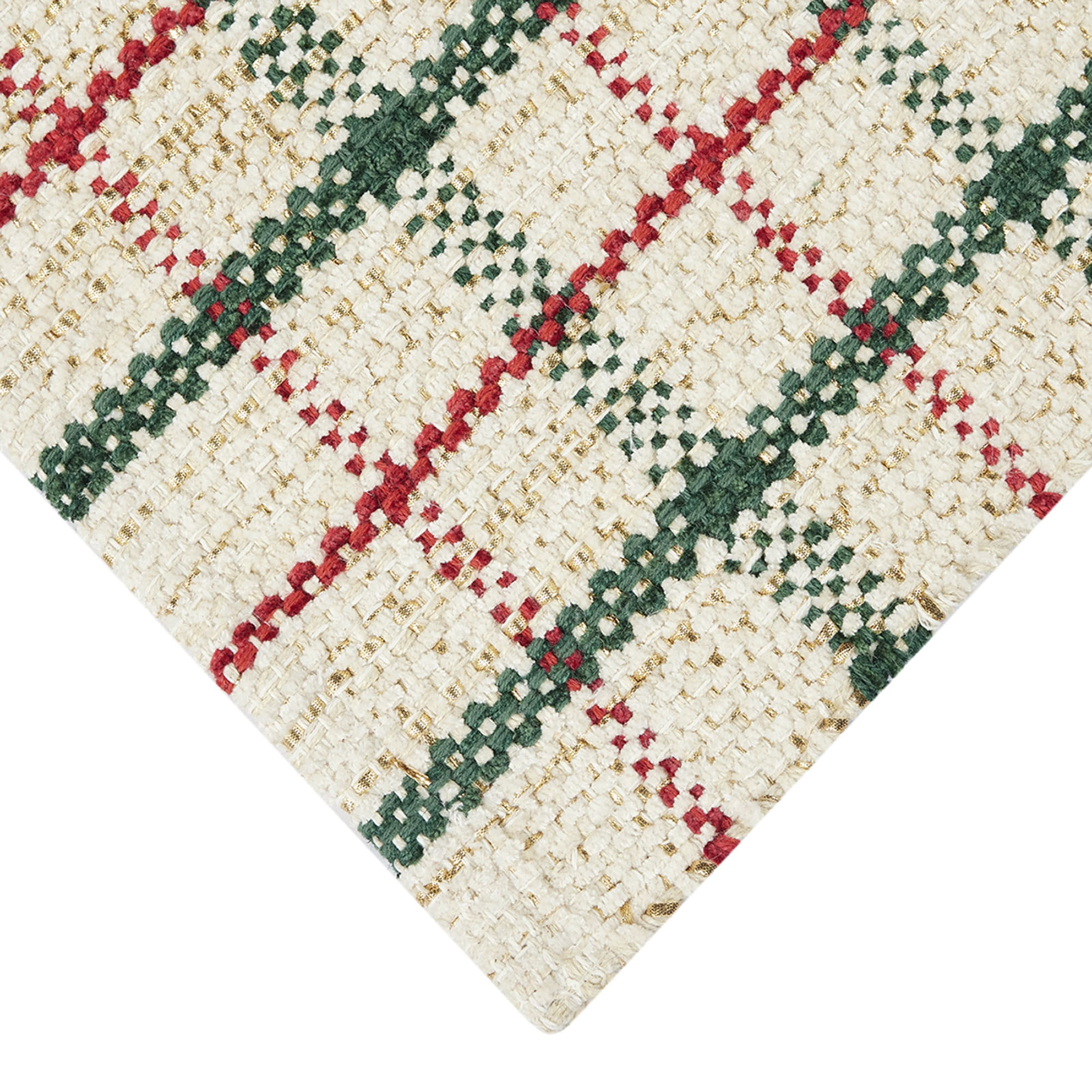 Holiday Time Multi-color Plaid 20" x 34" Accent Rug