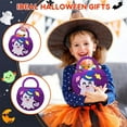thumbnail image 6 of Halloween Candy Bags for Kids - 7.09x8.66in Non-Woven Trick or Treat Bags with Pumpkin Ghost Bat Prints - Reusable Halloween Party Favors, Goodie Bags & Spooky Gift Pouches for Trick-or-Treating, 6 of 6