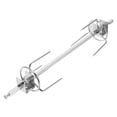 thumbnail image 2 of Stainless Steel Turkey Roasting Rack for Oven Rotisserie Skewer Cage with Rotating Function for BBQ Air Fryer Kitchen Use 28cm, 2 of 6