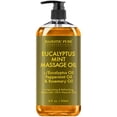 thumbnail image 1 of Aceite de masaje MAJESTIC PURE Eucalyptus Mint 240 ml para toda la piel, 1 of 8