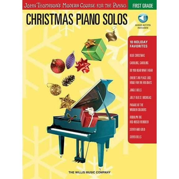 Christmas Piano Solos - First Grade (Book/Online Audio): John Thompsons Modern Course for the Piano