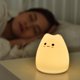 thumbnail image 2 of Lámpara de palmadita en forma de gato con sensor táctil de silicona suave y ligera para dormitorio de bebé para niños Hugtrwg Para estrenar, 2 of 6