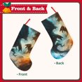 thumbnail image 2 of Goofa Red And Blue Flame Wave Dragon for Christmas Stockings, 18inch Xmas Hanging Stocking Decorations for Christmas Party Family Decor, 2 of 7