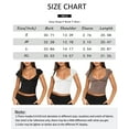 thumbnail image 2 of Kagetolytai Womens Tops Women's Sexy Deep V Neck Backless Top Short Sleeve Slim T Shirt Summer Tops for Women 2024 Brown S, 2 of 6