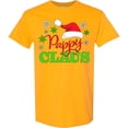thumbnail image 3 of Inktastic Pappy Claus with Christmas Santa Hat and Snowflakes T-Shirt, 3 of 5
