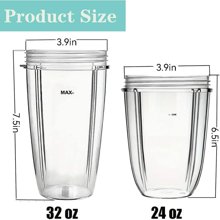 Nutribullet cup size hotsell