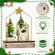 thumbnail image 4 of Matsuzay Las decoraciones navideñas añaden brillo con luces LED de reno, decoración navideña LED, árbol, estrella, madera Kits de decoración para fiestas, 4 of 6