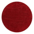 thumbnail image 2 of Unique Loom Everyday Shag Collection Area Rug - Solid (7' 10" Round Cherry Red), 2 of 5