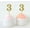 Glitter Gold, variant on Darling Souvenir, Number 3 Birthday Cupcake Toppers, Birthday/ Anniversary Party Dessert Decorations - Pack Of 20