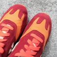 thumbnail image 3 of Vintage 90s New Balance 320 Classic Athletic Sneakers Orange Yellow Size US 9D, 3 of 6
