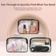thumbnail image 3 of Bolsa de maquillaje TISRATOK transparente, 12 unidades, organizadora de viajes para mujer, 3 of 6