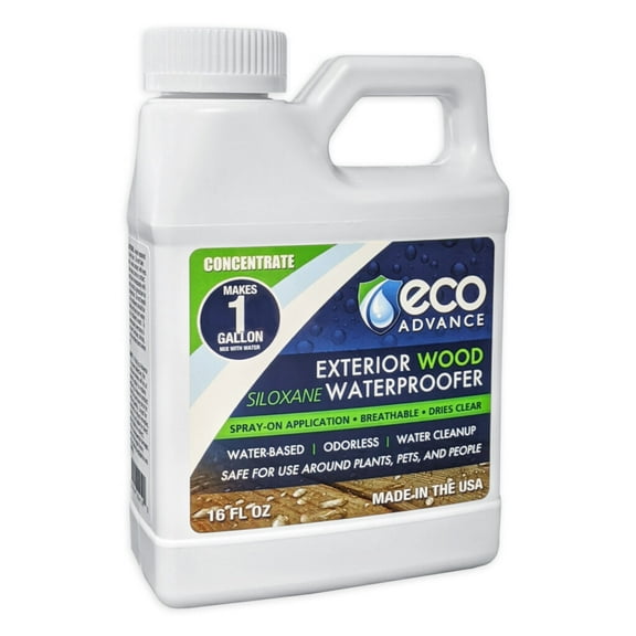 Eco Advance Wood Siloxane Waterproofer, Liquid Concentrate, 16 oz