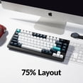 thumbnail image 5 of Keychron Q1 Max RGB QMK/VIA Custom Mechanical Keyboard, Hot-Swappable Full Metal Programmable Knob with Gateron Jupiter Brown Switch, 2.4 GHz/Bluetooth/Wired Gaming Keyboard for Mac Windows Linux, 5 of 7