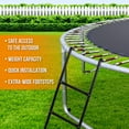 thumbnail image 4 of SereneLife  2 Step Weather Resistant Galvanized Steel Trampoline Climbing Trampoline Safety Ladder 13.0’’ x 4.7’’ x 39.8’’ -inches, 4 of 6