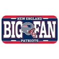 thumbnail image 1 of New England Patriots License Plate, 1 of 1