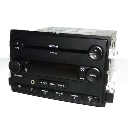 - Ford Five Hundred 2005 AM FM 6 Disc mp3 CD Radio w Aux Input Part 5G1T-18C815-EB - Refurbished