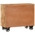 thumbnail image 3 of vidaXL Sideboard with 3 Drawers 80x30x65 cm Solid Rough Wood Mango, 3 of 5
