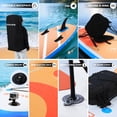 thumbnail image 4 of Cadalene 10'6" Inflatable Stand Up Paddle Board with Camera Mount, Anti-Slip EVA Deck,Paddleboard for Youth & Adults, 4 of 8