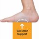 thumbnail image 3 of 2 pares de almohadillas de gel para plantilla, soporte plantar para pies, plantilla ortopédica para arco, mangas para fascitis plantar para alivio, hombres y mujeres, T-Audacity, 3 of 5