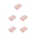 thumbnail image 3 of Inteprter Exquisitas alfombras de baño hechas a mano con fuerte absorción de agua, baño de espuma absorbente de terciopelo Coral seguro, Rosy Type2 NO2, 3 of 6